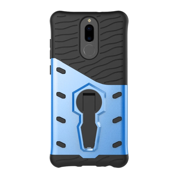 For Huawei  Honor 9i & Nova 2i & Maimang 6 & Mate 10 Lite & G10 PC + TPU Dropproof Sniper Hybrid Protective Back Cover Case with 360 Degree Rotation Holder