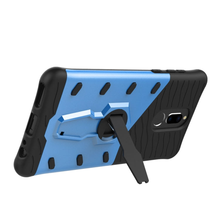 For Huawei  Honor 9i & Nova 2i & Maimang 6 & Mate 10 Lite & G10 PC + TPU Dropproof Sniper Hybrid Protective Back Cover Case with 360 Degree Rotation Holder