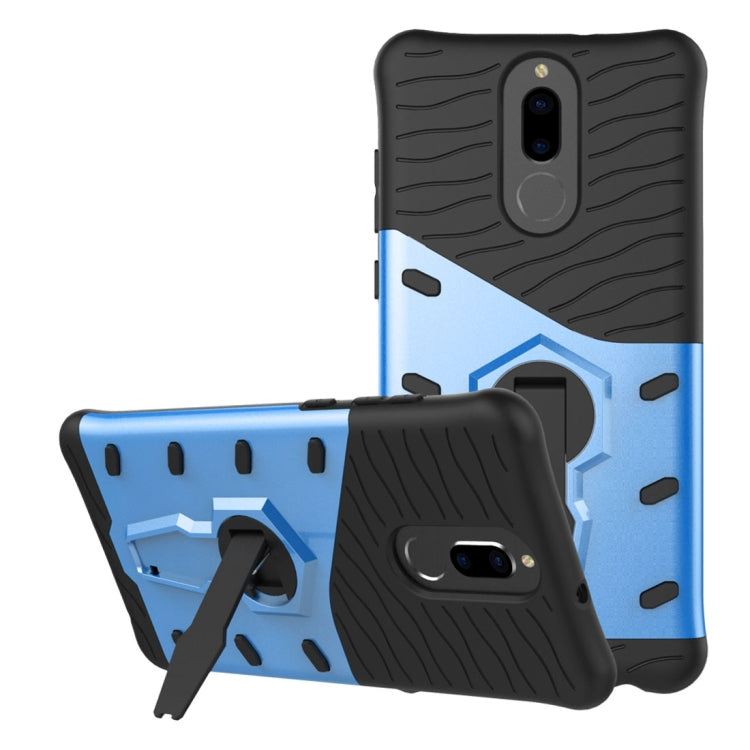 For Huawei  Honor 9i & Nova 2i & Maimang 6 & Mate 10 Lite & G10 PC + TPU Dropproof Sniper Hybrid Protective Back Cover Case with 360 Degree Rotation Holder