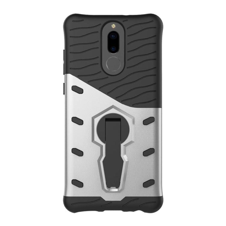 For Huawei  Honor 9i & Nova 2i & Maimang 6 & Mate 10 Lite & G10 PC + TPU Dropproof Sniper Hybrid Protective Back Cover Case with 360 Degree Rotation Holder
