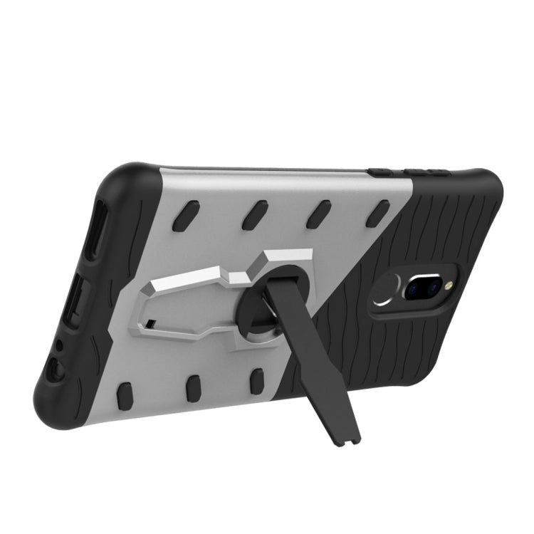 For Huawei  Honor 9i & Nova 2i & Maimang 6 & Mate 10 Lite & G10 PC + TPU Dropproof Sniper Hybrid Protective Back Cover Case with 360 Degree Rotation Holder