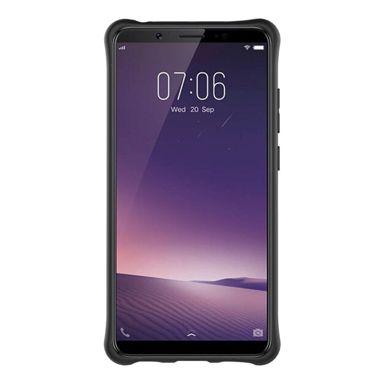 For Vivo  V7 Plus PC + TPU Dropproof Sniper Hybrid Protective Back Cover Case with 360 Degree Rotation Holder