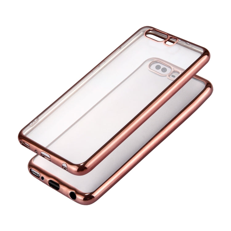 Electroplating Frame Soft TPU Protective Case for Huawei P10 Plus