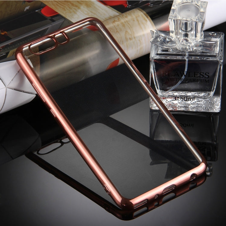 Electroplating Frame Soft TPU Protective Case for Huawei P10 Plus
