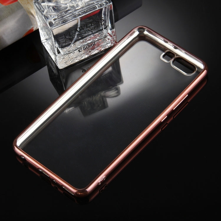 Electroplating Frame Soft TPU Protective Case for Huawei P10 Plus