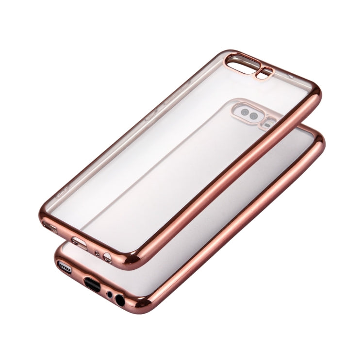 Electroplating Frame Soft TPU Protective Case for Huawei P10