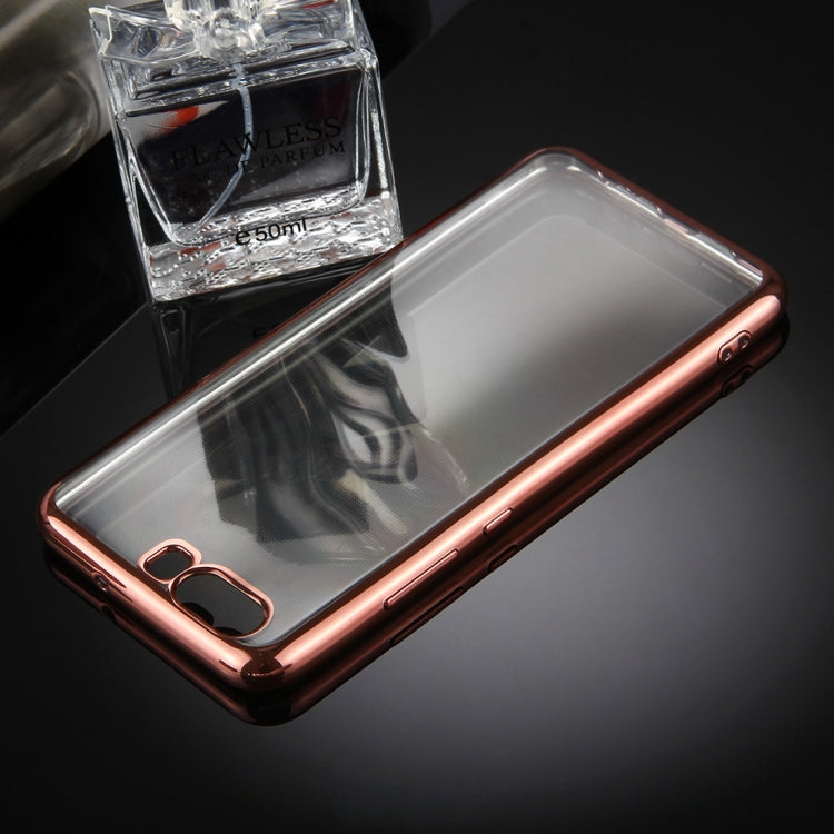 Electroplating Frame Soft TPU Protective Case for Huawei P10