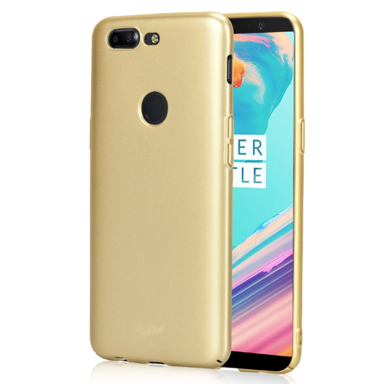 Lenuo for Leshield Series OnePlus 5T PC Dropproof Protective Back Cover Case(Gold)