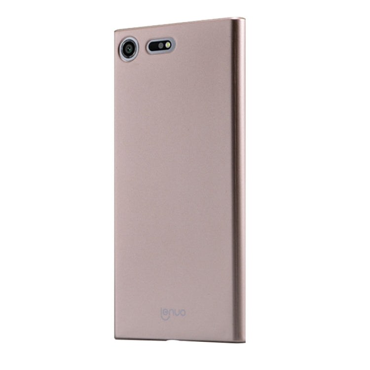 Lenuo for Sony Xperia XZ Premium PC Ultra-thin Impact Protection Case(Gold)