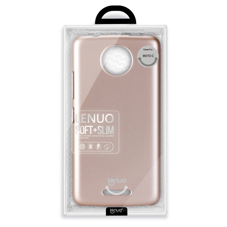 Lenuo for Motorla Moto C PC Ultra-thin Impact Protection Case (Black)