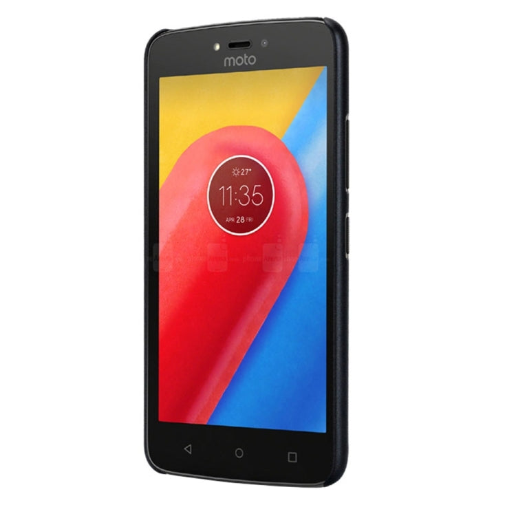 Lenuo for Motorla Moto C PC Ultra-thin Impact Protection Case (Black)