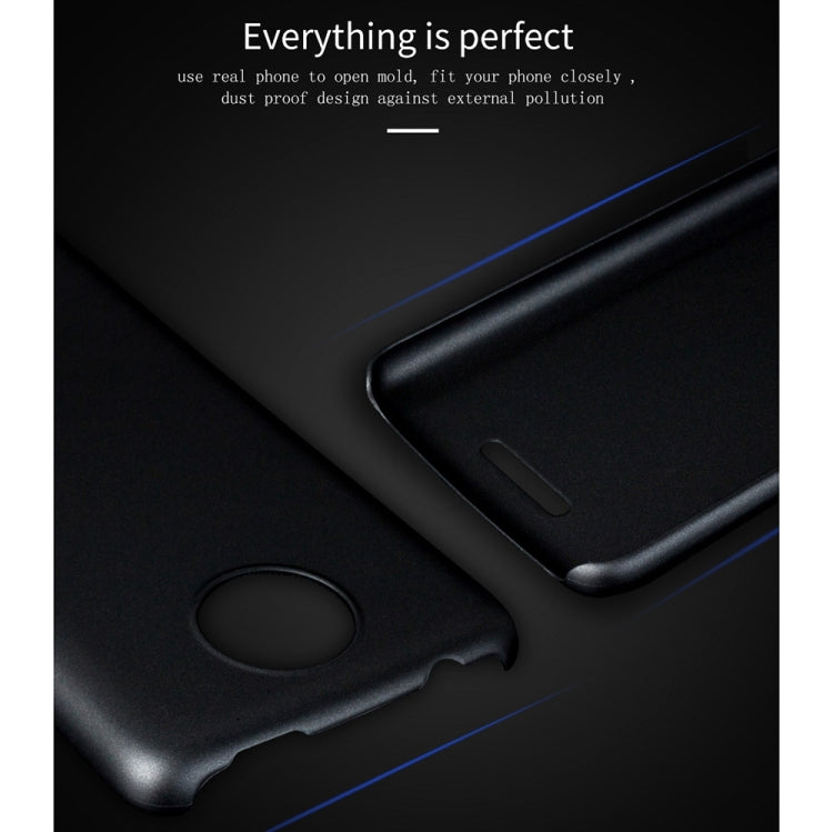 Lenuo for Motorla Moto C PC Ultra-thin Impact Protection Case (Black)