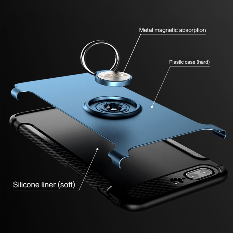 MOFI for Mysterious Series OnePlus 5  Shockproof Protective Back Cover Case with Magnetic Rotatable Ring Holder