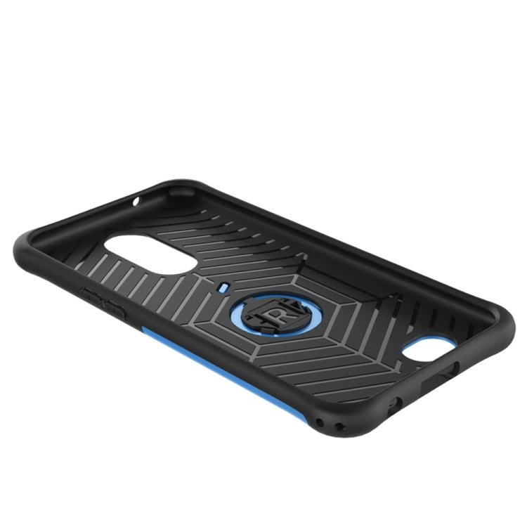 For LG K10 (2017) Shock-Resistant 360 Degree Spin Sniper Hybrid Case TPU + PC Combination Case with Holder