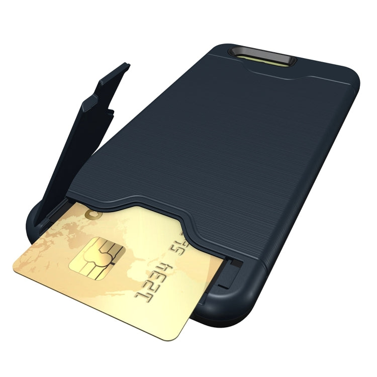 For Huawei  P10 Plus Brushed Texture Separable PC + TPU Protective Combination Back Case with Holder & Card Slot