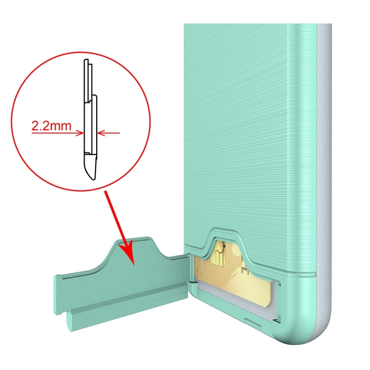 For Huawei  P10 Plus Brushed Texture Separable PC + TPU Protective Combination Back Case with Holder & Card Slot