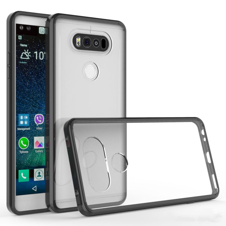 For LG V20 Transparent Shockproof TPU Protective Back Cover Case