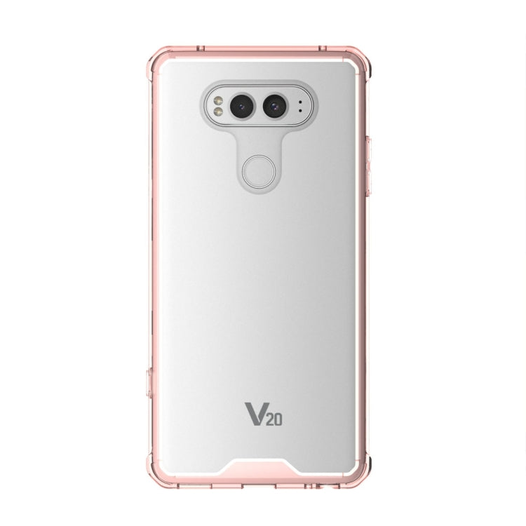 For LG V20 Transparent Shockproof TPU Protective Back Cover Case