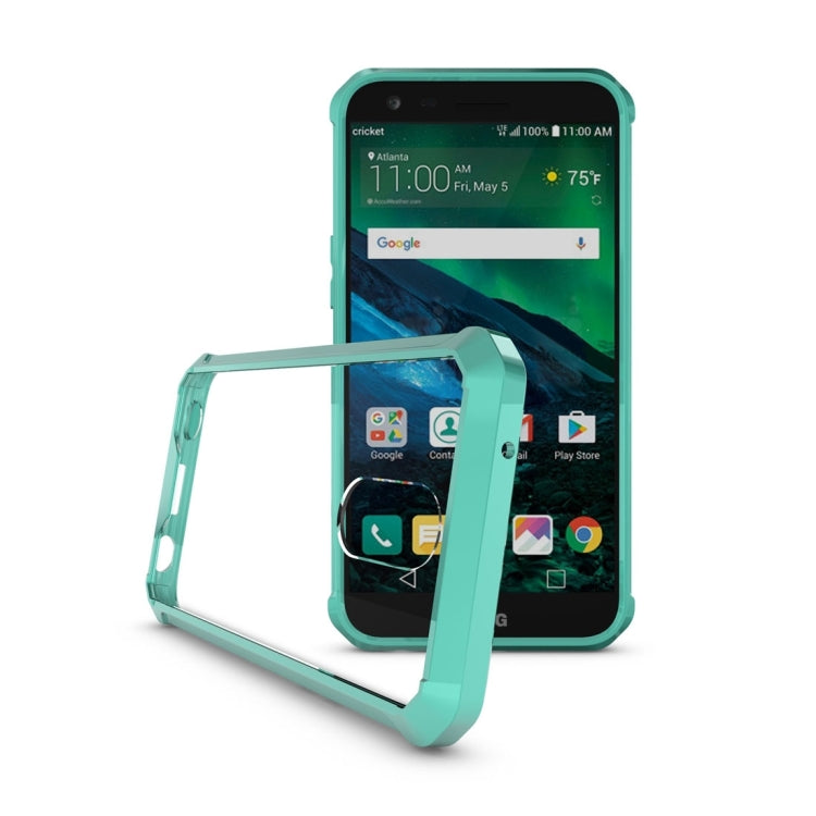 For LG K10 (2017) (US Version) Transparent Shockproof TPU Protective Back Cover Case, US Version