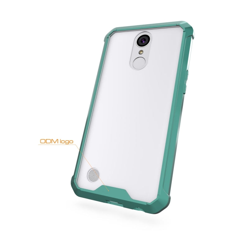 For LG K10 (2017) (US Version) Transparent Shockproof TPU Protective Back Cover Case, US Version