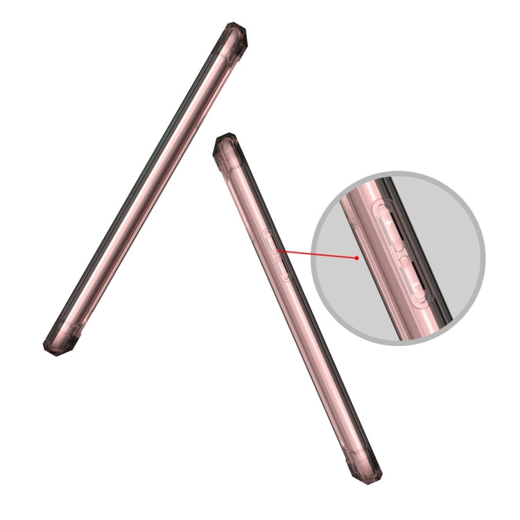 For LG K10 (2017) (US Version) Transparent Shockproof TPU Protective Back Cover Case, US Version