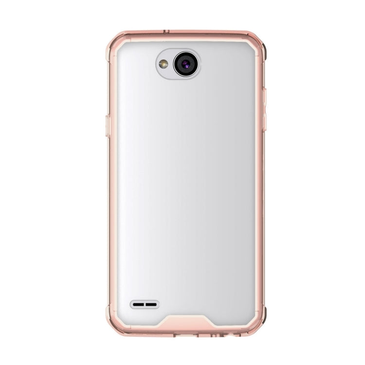 For LG X power2 Transparent Shockproof TPU Protective Back Cover Case