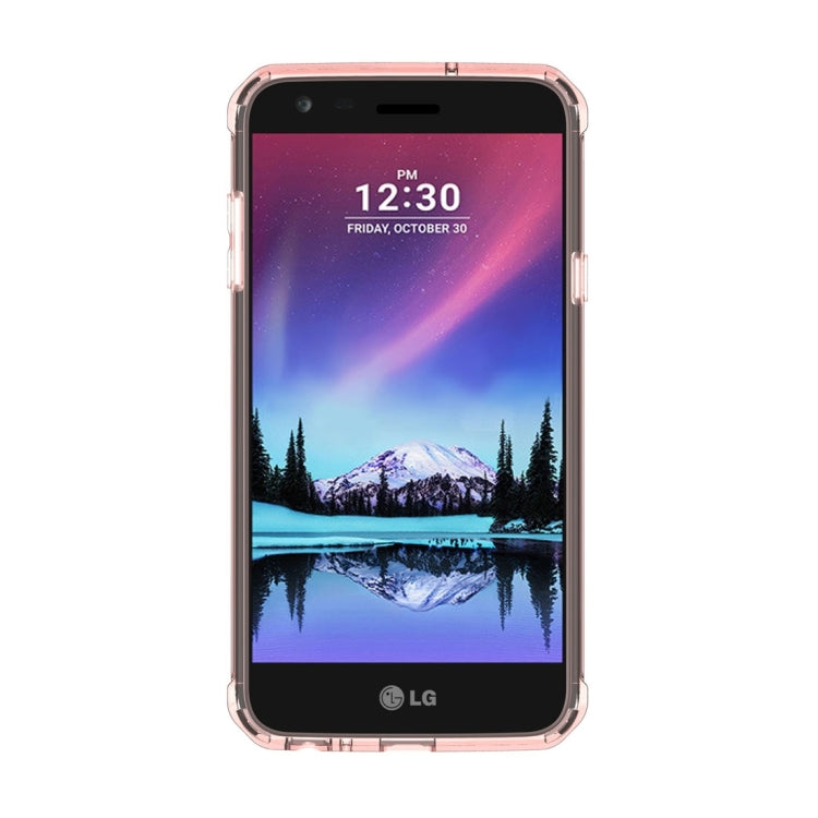 For LG X power2 Transparent Shockproof TPU Protective Back Cover Case
