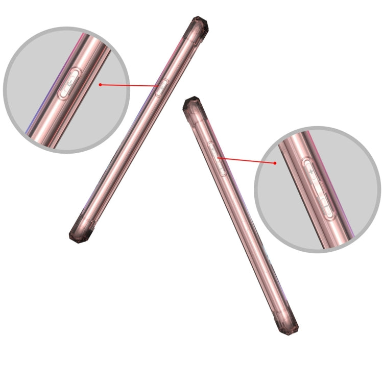 For LG X power2 Transparent Shockproof TPU Protective Back Cover Case