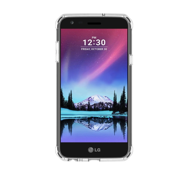 For LG X power2 Transparent Shockproof TPU Protective Back Cover Case