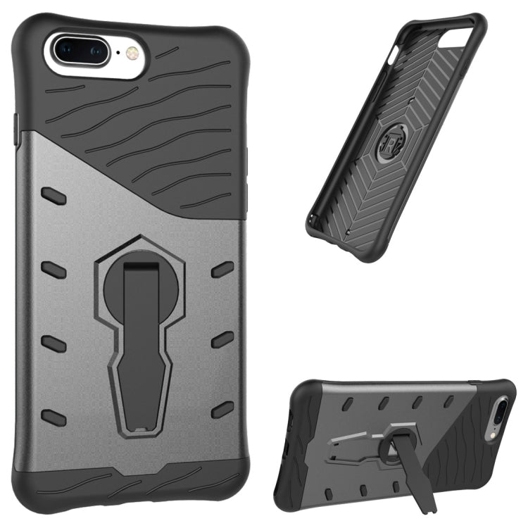For OnePlus  5 Shock-Resistant 360 Degree Spin Sniper Hybrid Case TPU + PC Combination Case with Holder