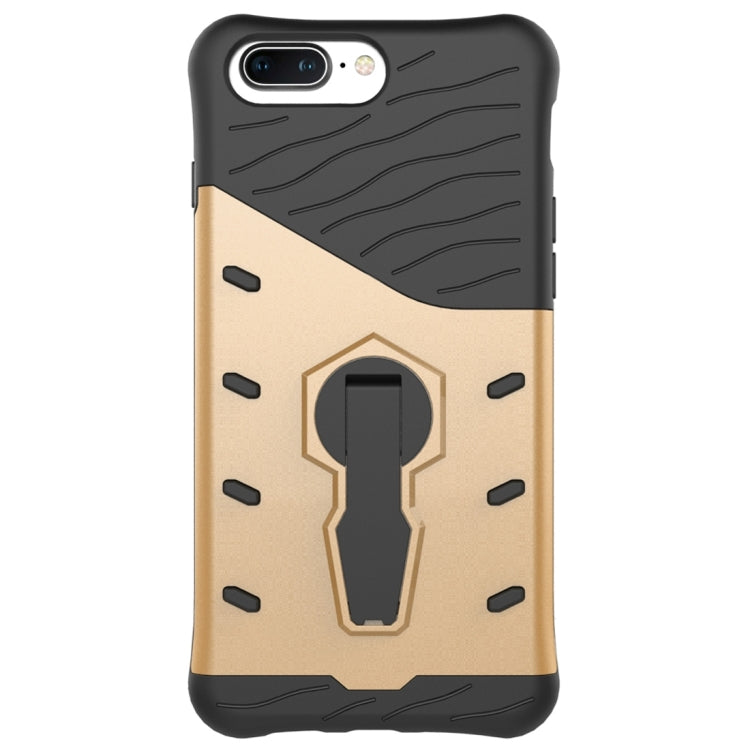 For OnePlus  5 Shock-Resistant 360 Degree Spin Sniper Hybrid Case TPU + PC Combination Case with Holder