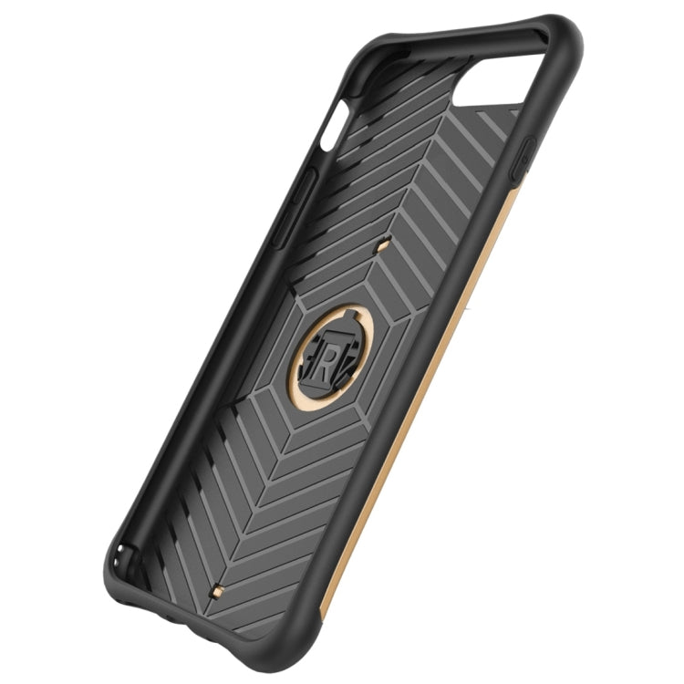 For OnePlus  5 Shock-Resistant 360 Degree Spin Sniper Hybrid Case TPU + PC Combination Case with Holder
