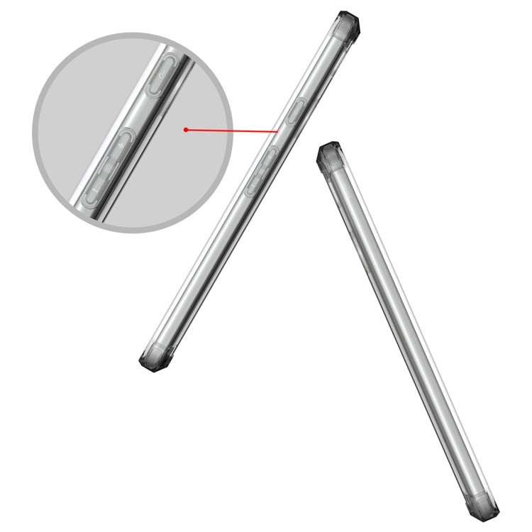 For Google Pixel 2 XL Acrylic + TPU Shockproof Transparent Armor Protective Back Cover Case