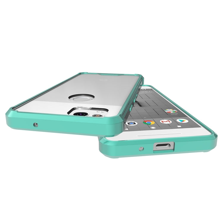 For Google Pixel 2 Acrylic + TPU Shockproof Transparent Armor Protective Back Cover Case