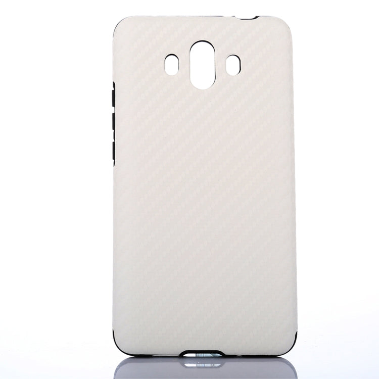 For Huawei Mate 10 Carbon Fiber Texture PU Anti-slip Soft Protective Back Cover Case