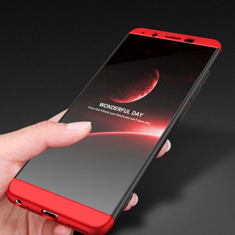 GKK For Vivo  V7 Plus PC Three - paragraph Shield 360 Degrees Full Coverage Protective Back Cover Case