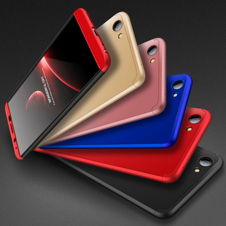 GKK For Vivo  V7 Plus PC Three - paragraph Shield 360 Degrees Full Coverage Protective Back Cover Case