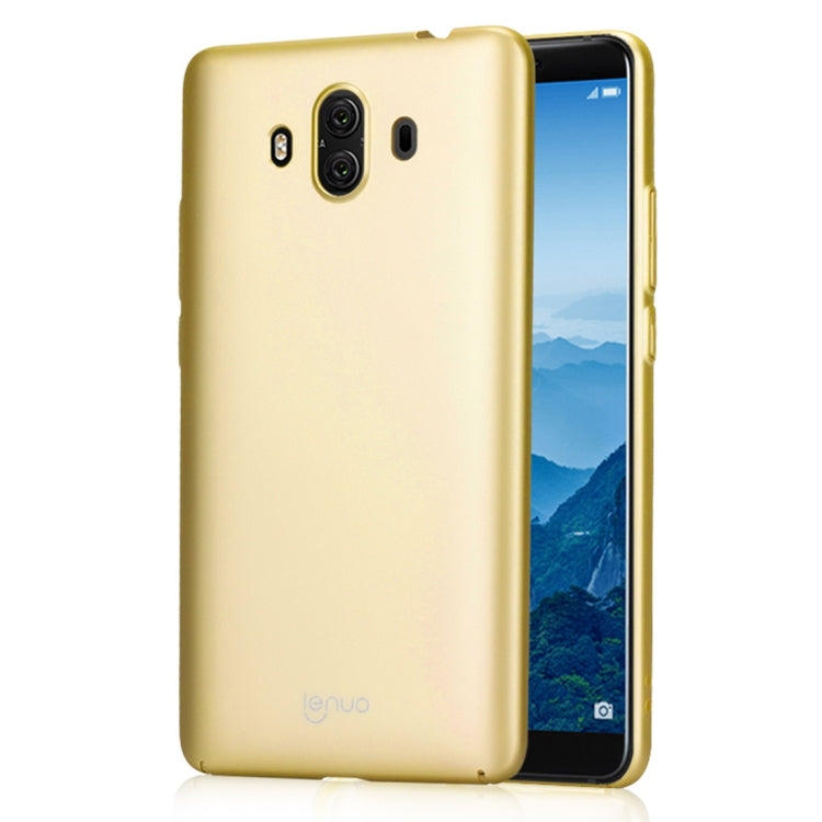 Lenuo for  Huawei Mate 10 PC Ultra-thin Protective Back Cover Case (Gold)