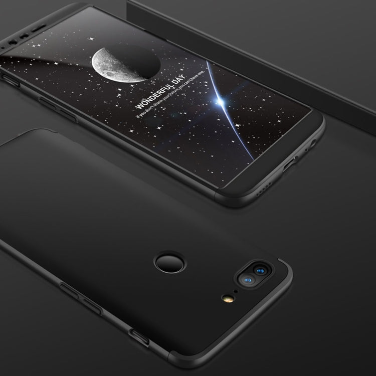 GKK For OnePlus  5T Three-paragraph 360 Degree Full Coverage PC Protective Case Back Cover