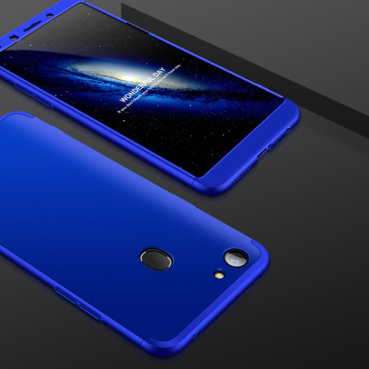 GKK For OPPO  F5 Three-paragraph 360 Degree Full Coverage PC Protective Case Back Cover