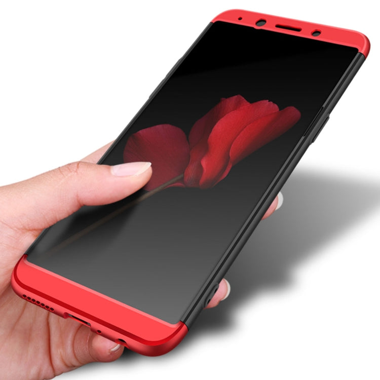 GKK For OPPO  F5 Three-paragraph 360 Degree Full Coverage PC Protective Case Back Cover