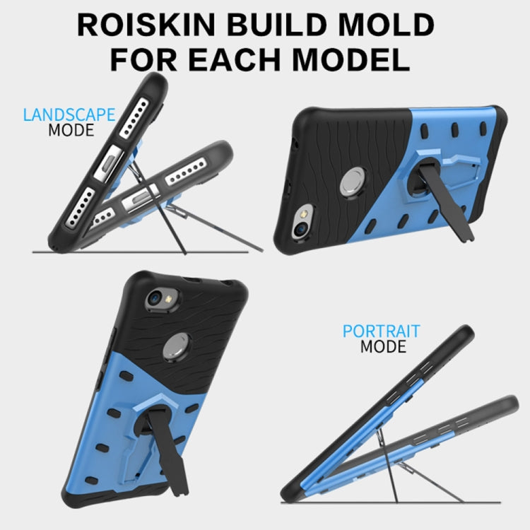 For Xiaomi  Redmi Note 5A PC + TPU Dropproof Sniper Hybrid Protective Back Cover Case with 360 Degree Rotation Holder
