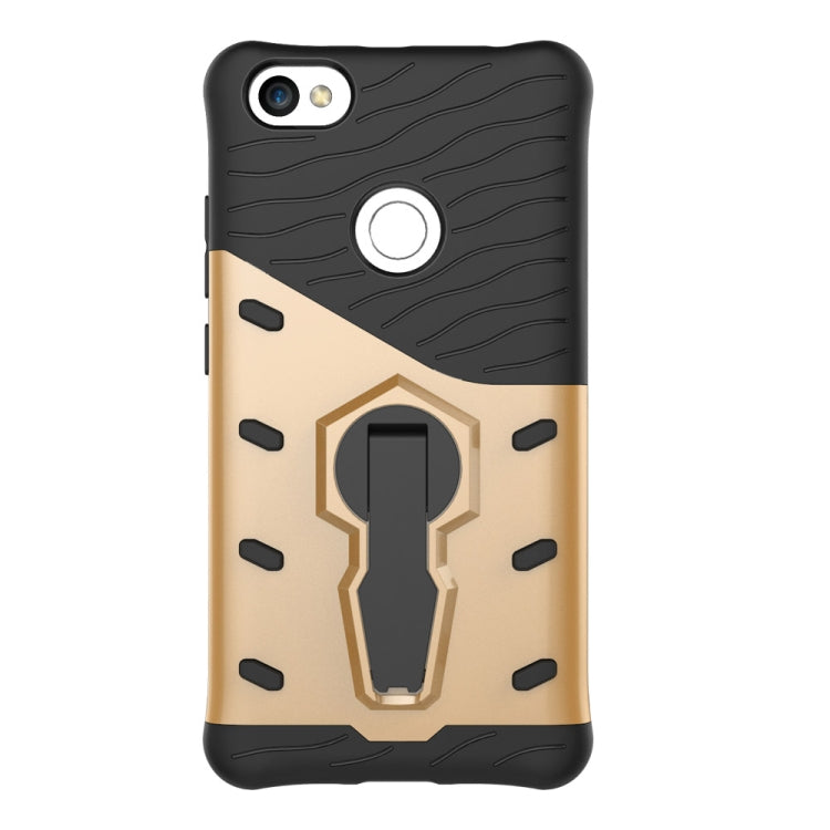 For Xiaomi  Redmi Note 5A PC + TPU Dropproof Sniper Hybrid Protective Back Cover Case with 360 Degree Rotation Holder