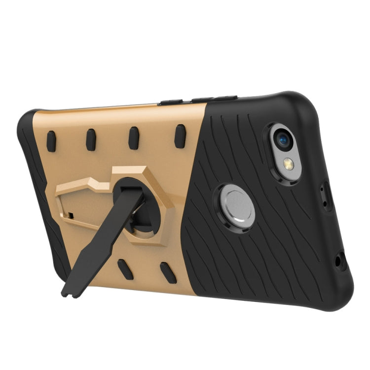 For Xiaomi  Redmi Note 5A PC + TPU Dropproof Sniper Hybrid Protective Back Cover Case with 360 Degree Rotation Holder