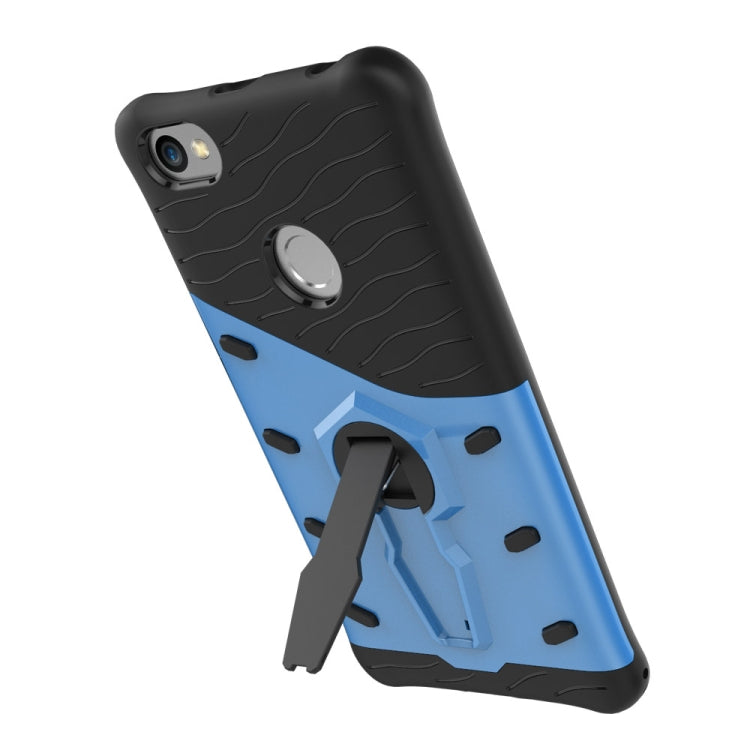 For Xiaomi  Redmi Note 5A PC + TPU Dropproof Sniper Hybrid Protective Back Cover Case with 360 Degree Rotation Holder