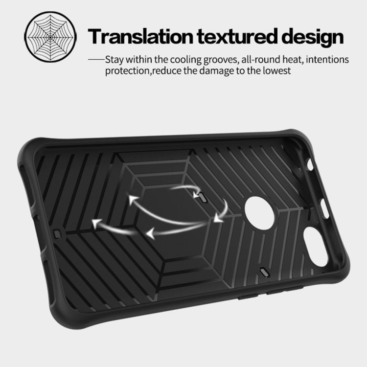 For Xiaomi  Redmi Note 5A PC + TPU Dropproof Sniper Hybrid Protective Back Cover Case with 360 Degree Rotation Holder