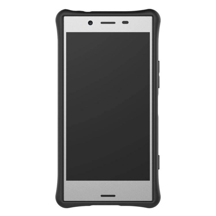 For Sony Xperia XZ1 Compact PC + TPU Dropproof Sniper Hybrid Protective Back Cover Case with 360 Degree Rotation Holder