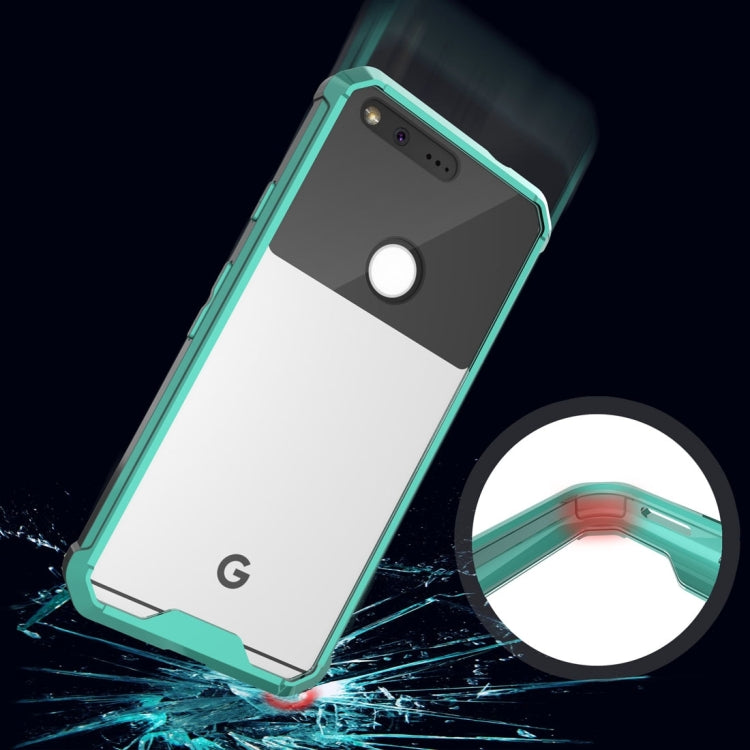 For Google Pixel Transparent Shockproof TPU Protective Back Cover Case