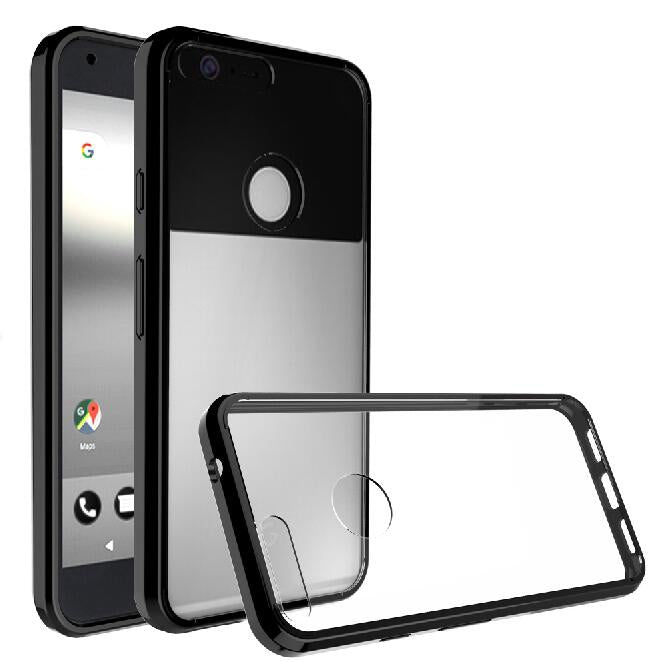 For Google Pixel XL Transparent Shockproof TPU Protective Back Cover Case