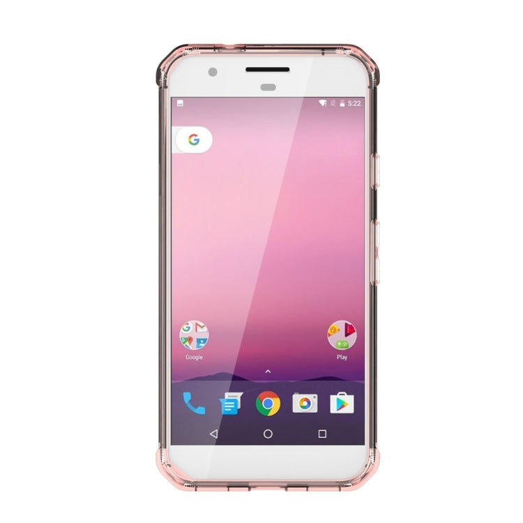 For Google Pixel XL Transparent Shockproof TPU Protective Back Cover Case